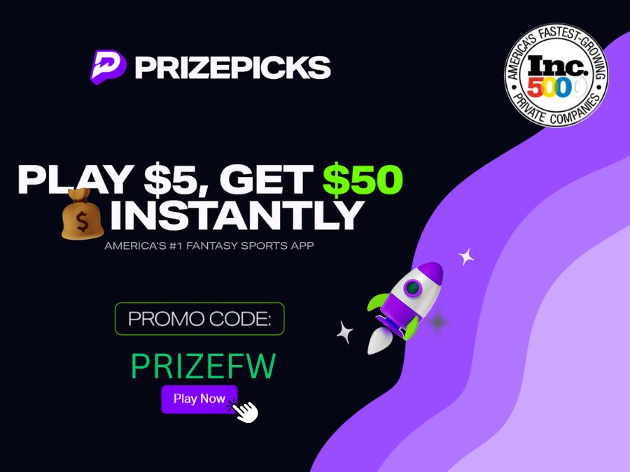 PrizePicks Promo Code PRIZEFW for February 2026: Bet $5, Get $50