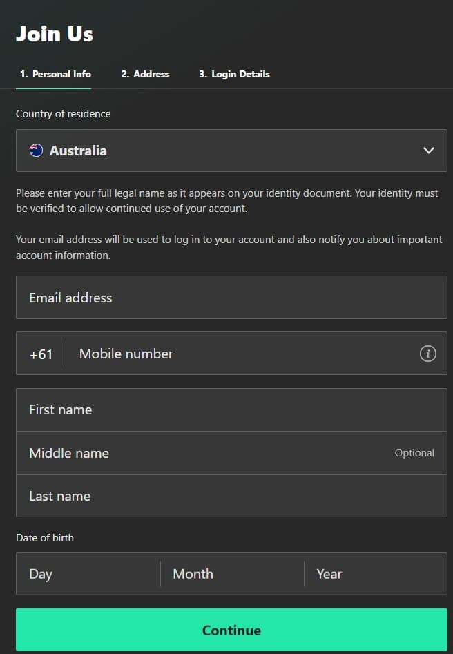 Interface example showing a sports betting lobby with live odds and markets.