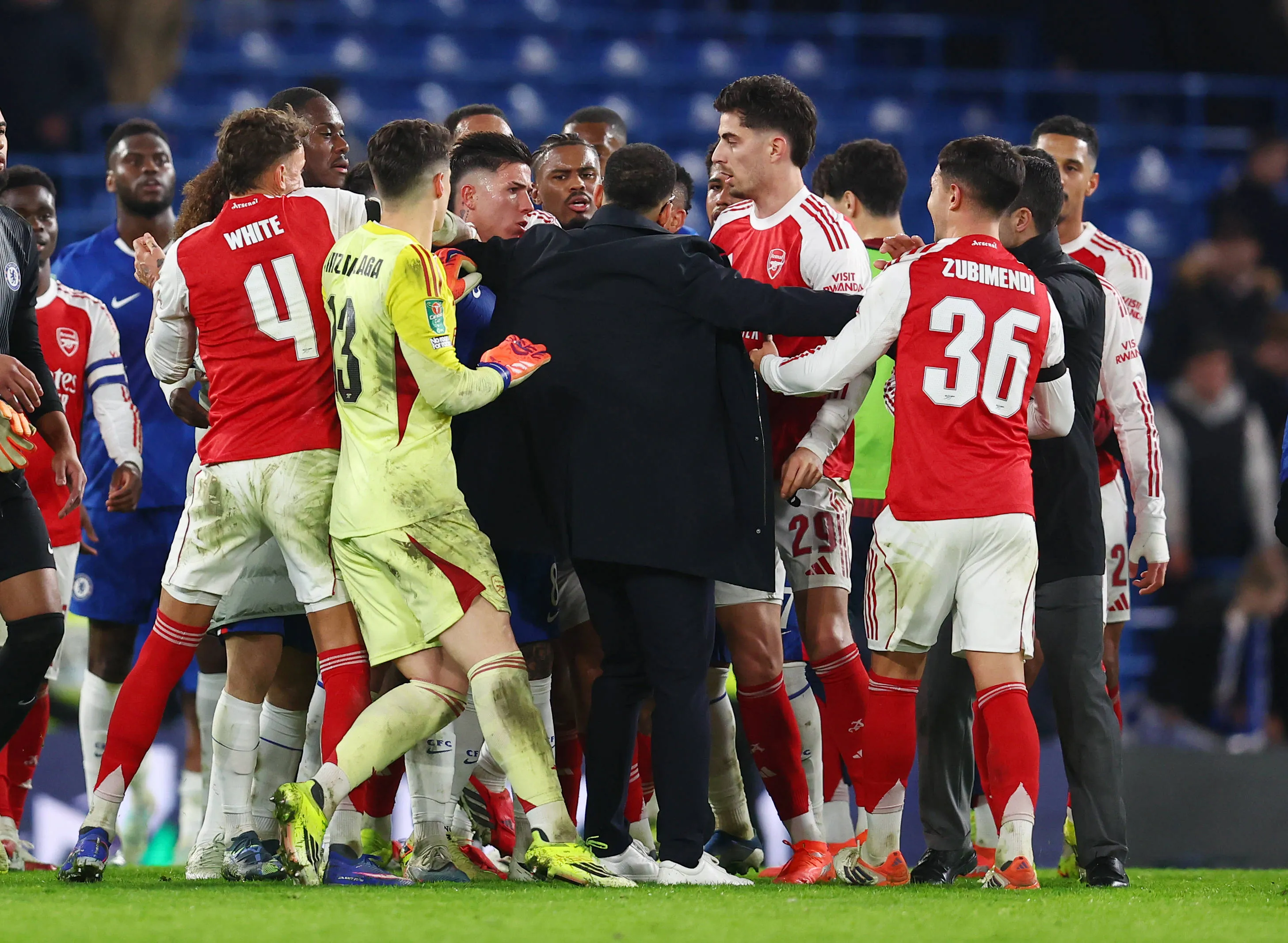Arsenal vs Chelsea LIVE: Latest updates from Carabao Cup semi-final clash