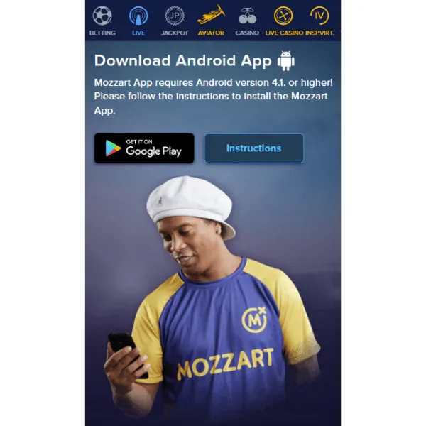 Mozzartbet review: app