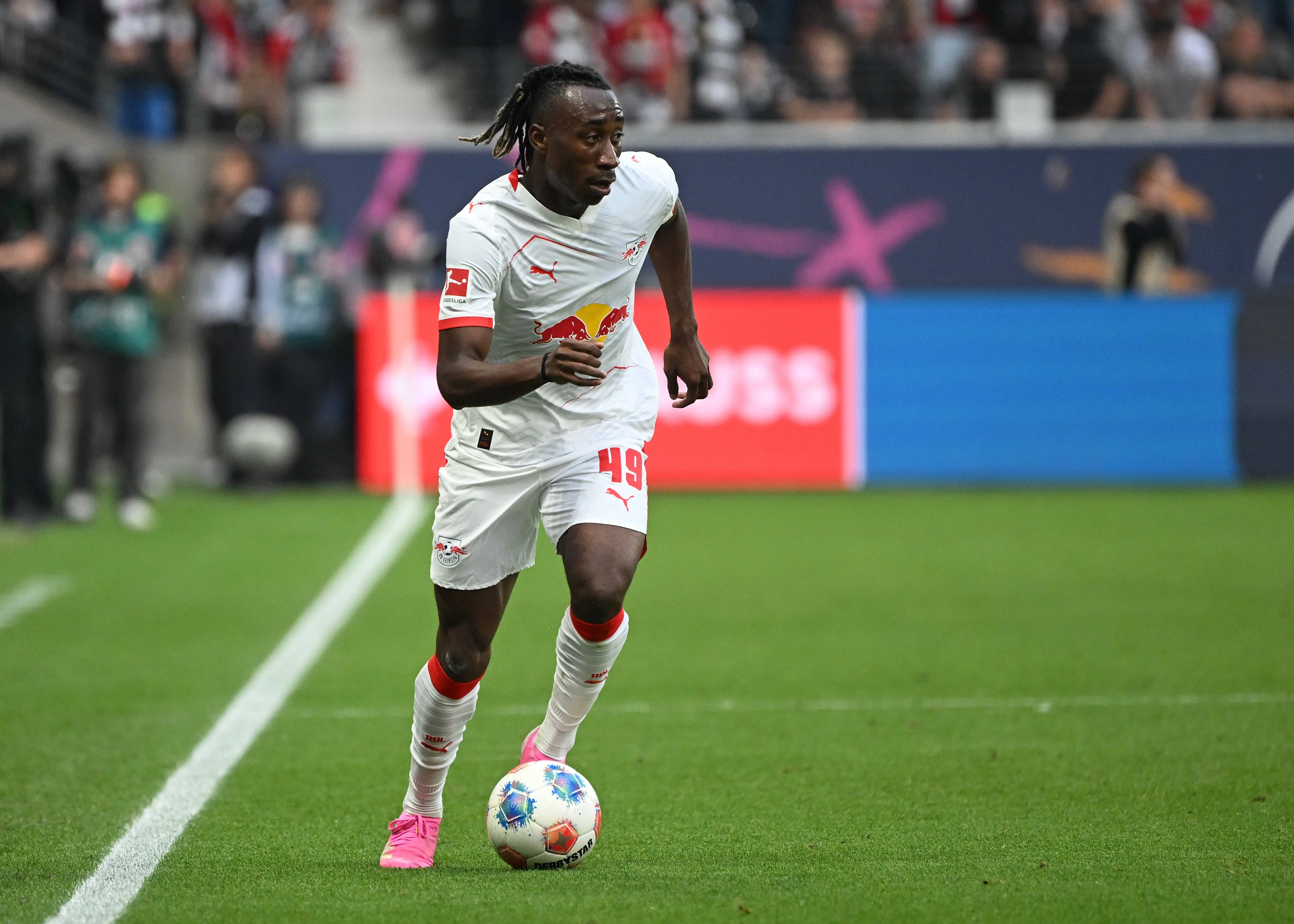 Yan Diomande of RB Leipzig