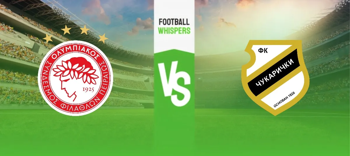 Olympiakos vs Cukaricki Prediction