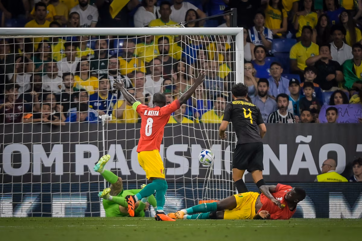 Serhou Guirassy scores vs Brazil