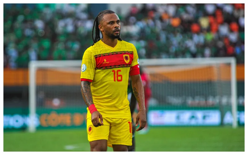 Fredy in action for Angola || Credit - IMAGO / Shengolpixs