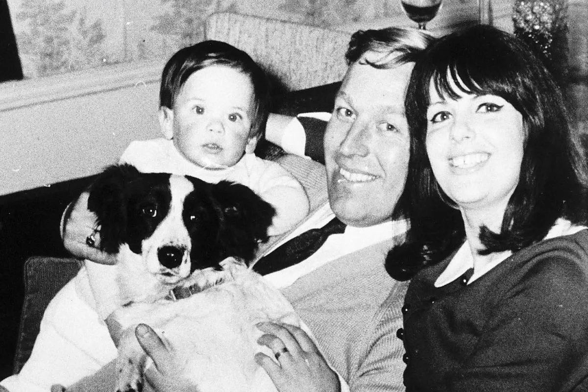 Pickles the dog pictured in 1966.