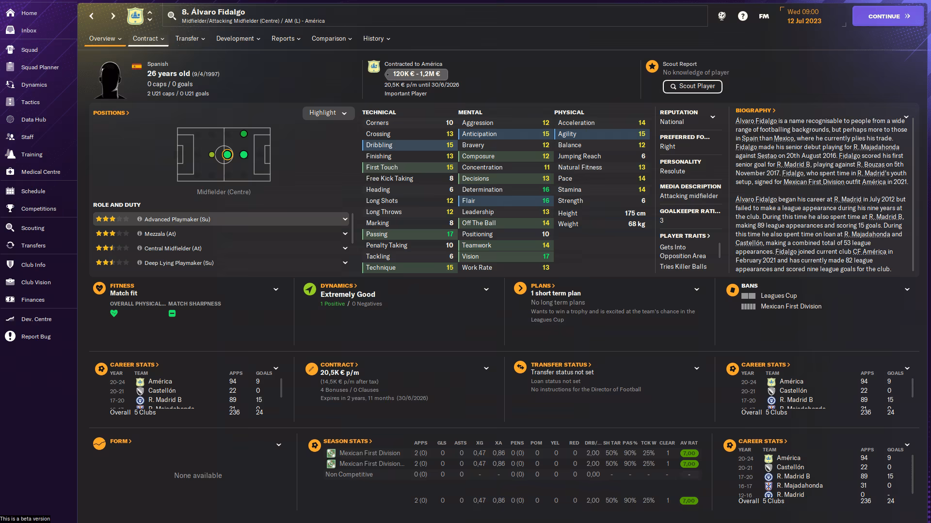 Alvaro Fidalgo in FM 24