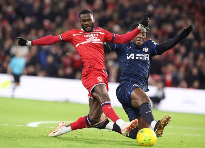 Middlesbrough's Emmanuel Latte Lath