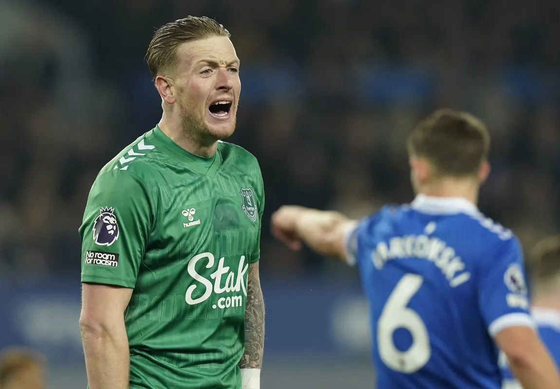 Jordan Pickford of Everton