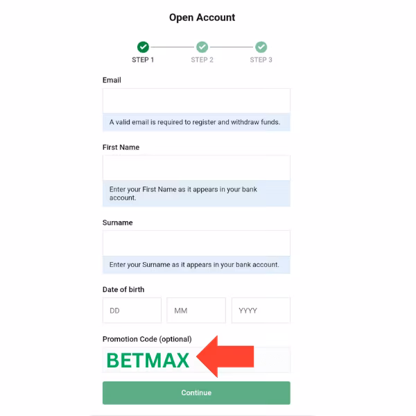 Bet9ja registration