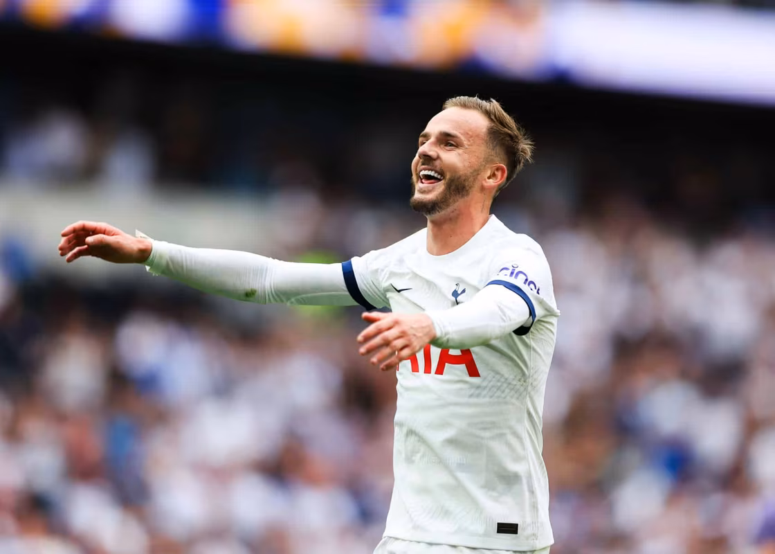 James Maddison of Tottenham 