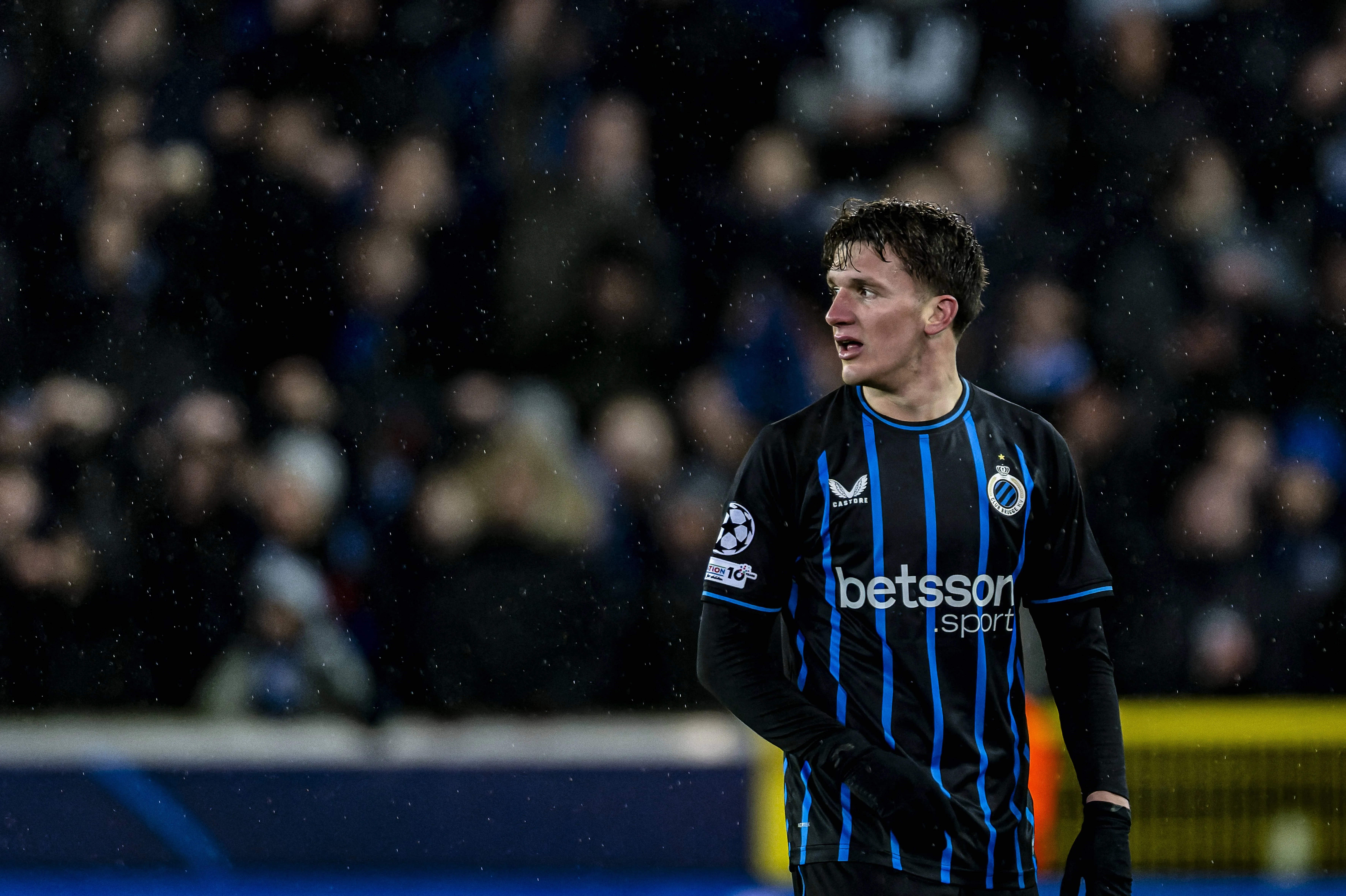 Club Brugge forward Christos Tzolis