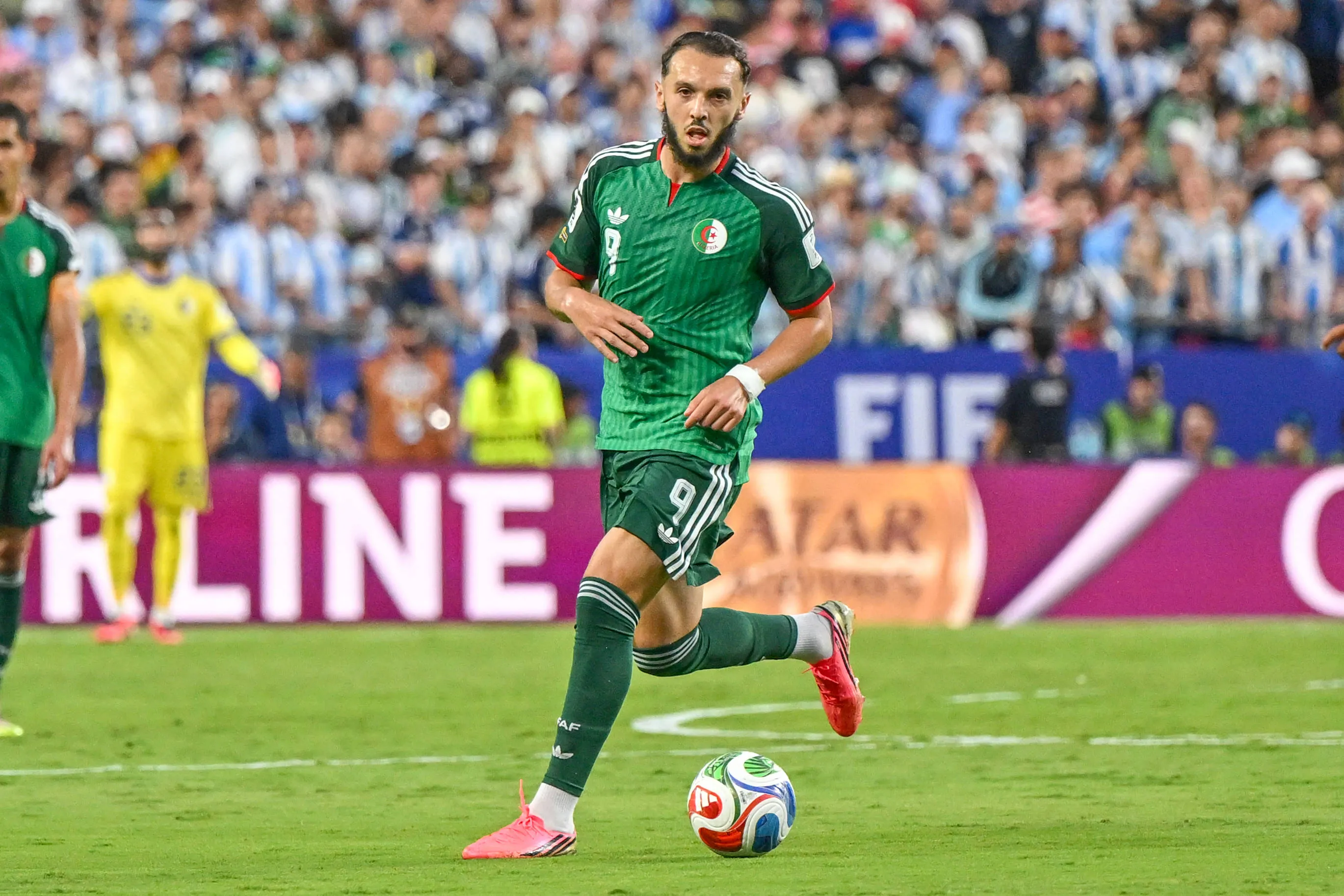 Algeria forward Amine Gouiri