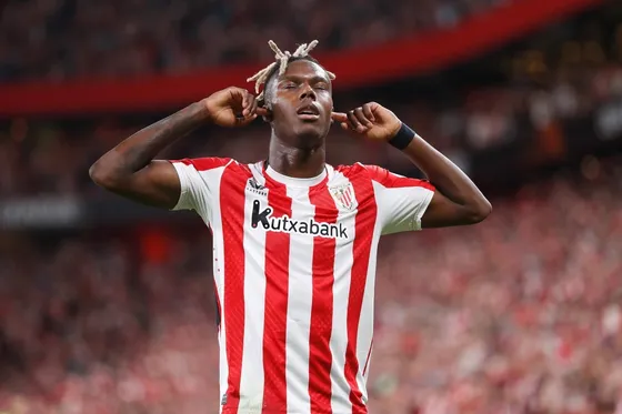 Nico Williams celebrates scoring athletic club - Photo by IMAGO.