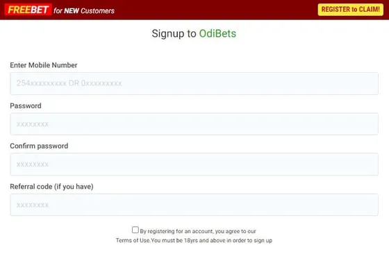 ODIbets Referral Code