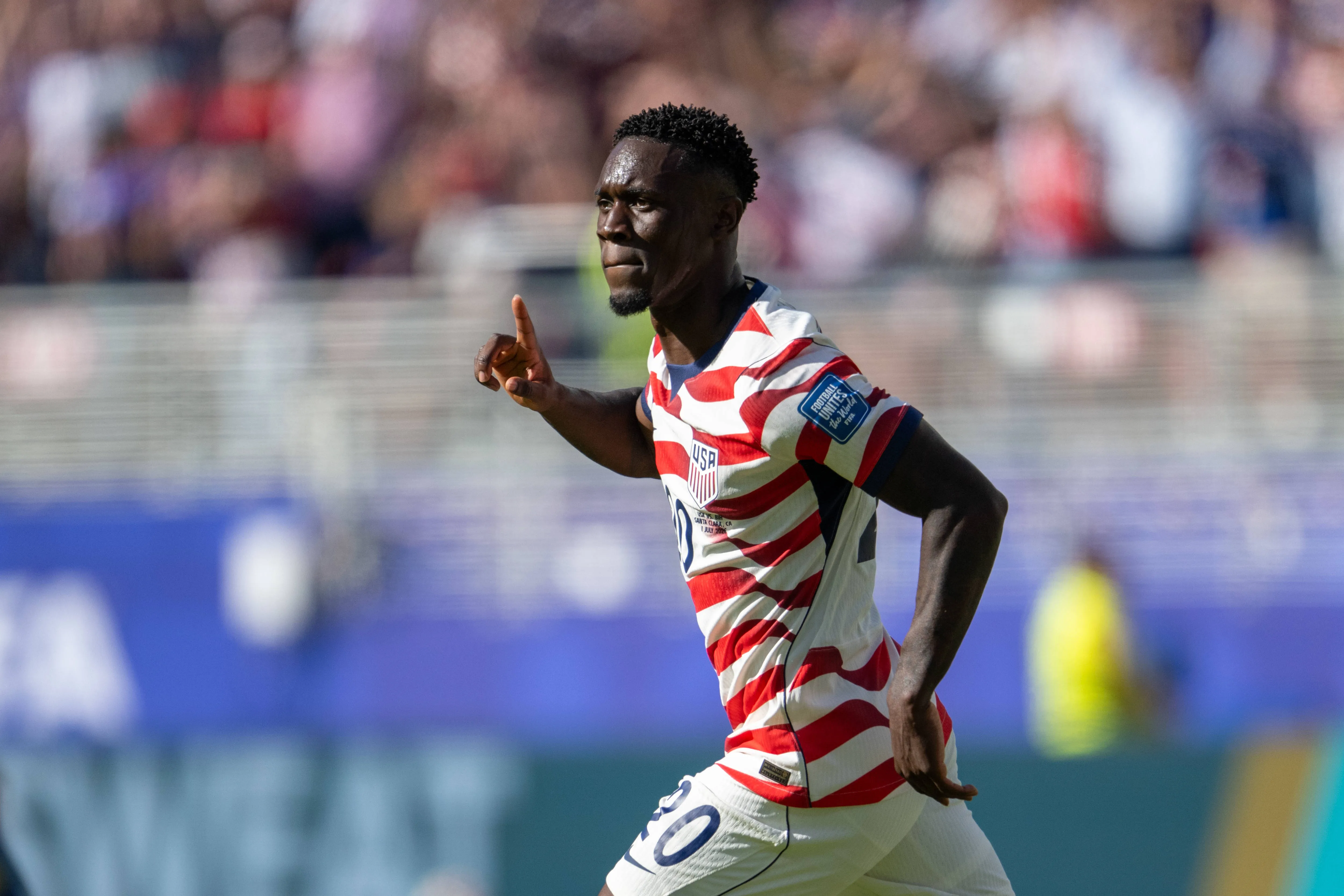 United States forward Folarin Balogun