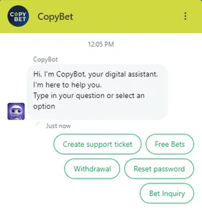 Copybet customer service