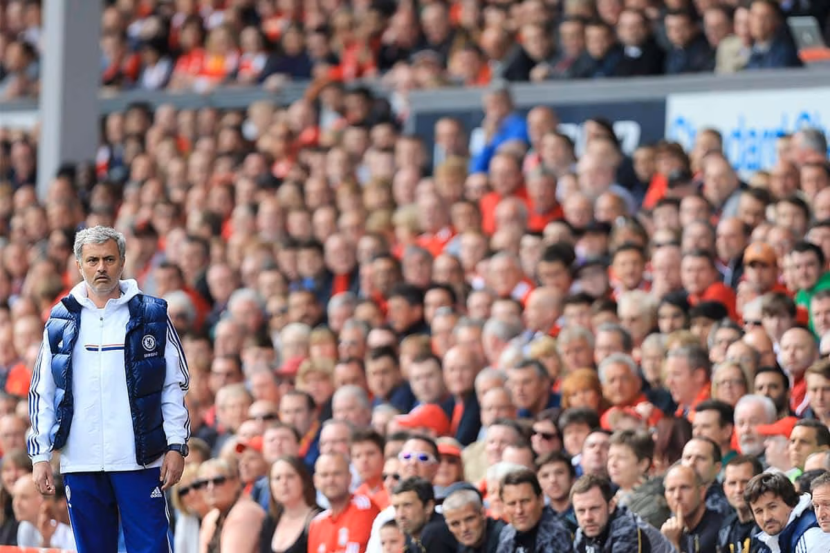 Jose Mourinho touchline