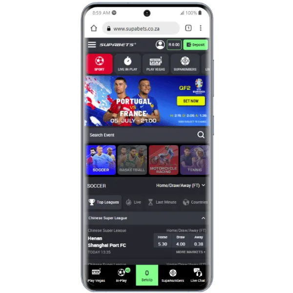 Install Supabets app on Android