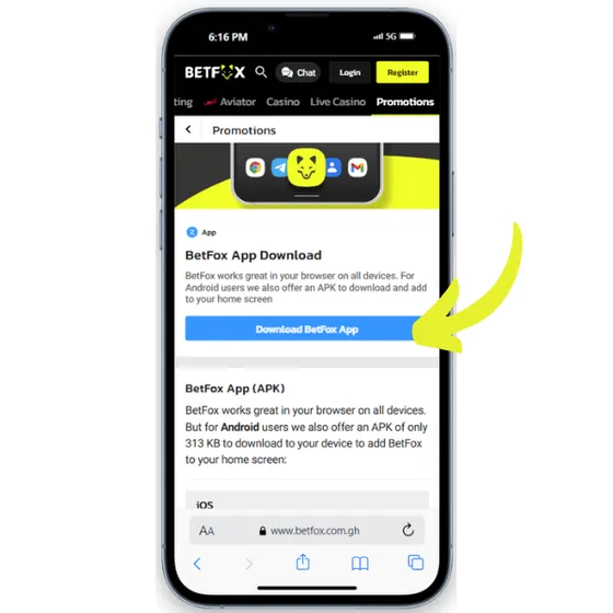 Betfox app download for Android