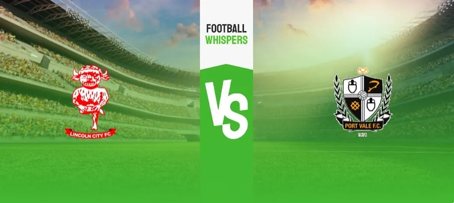 Lincoln City vs Port Vale Prediction