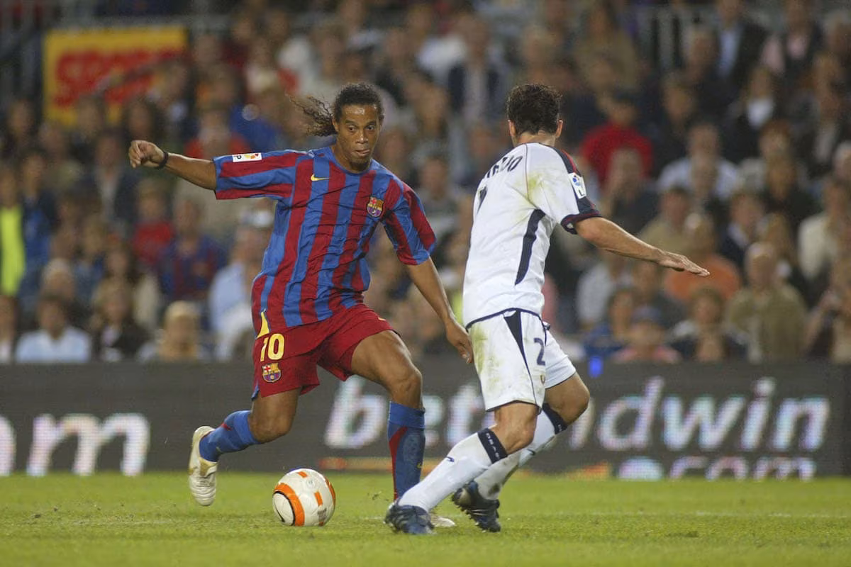 Ronaldinho of FC Barcelona