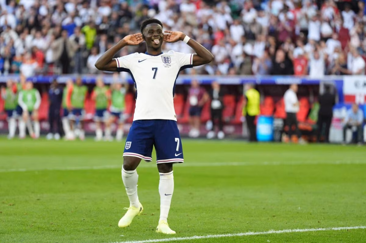 England international Bukayo Saka