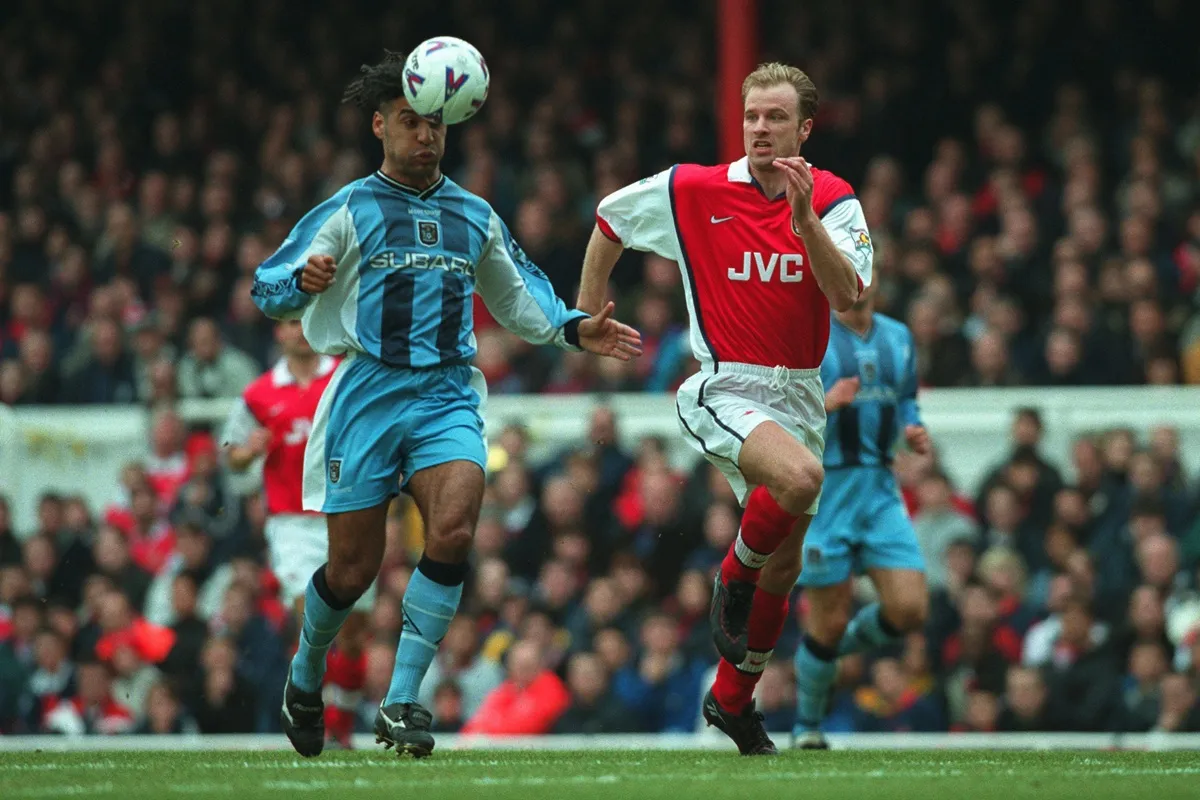 Onderwerp/Subject: Arsenal &ndash; Coventry City Premier League Reklame: Club/Team/Country: Arsenal Coventry City Seizoen/Seas