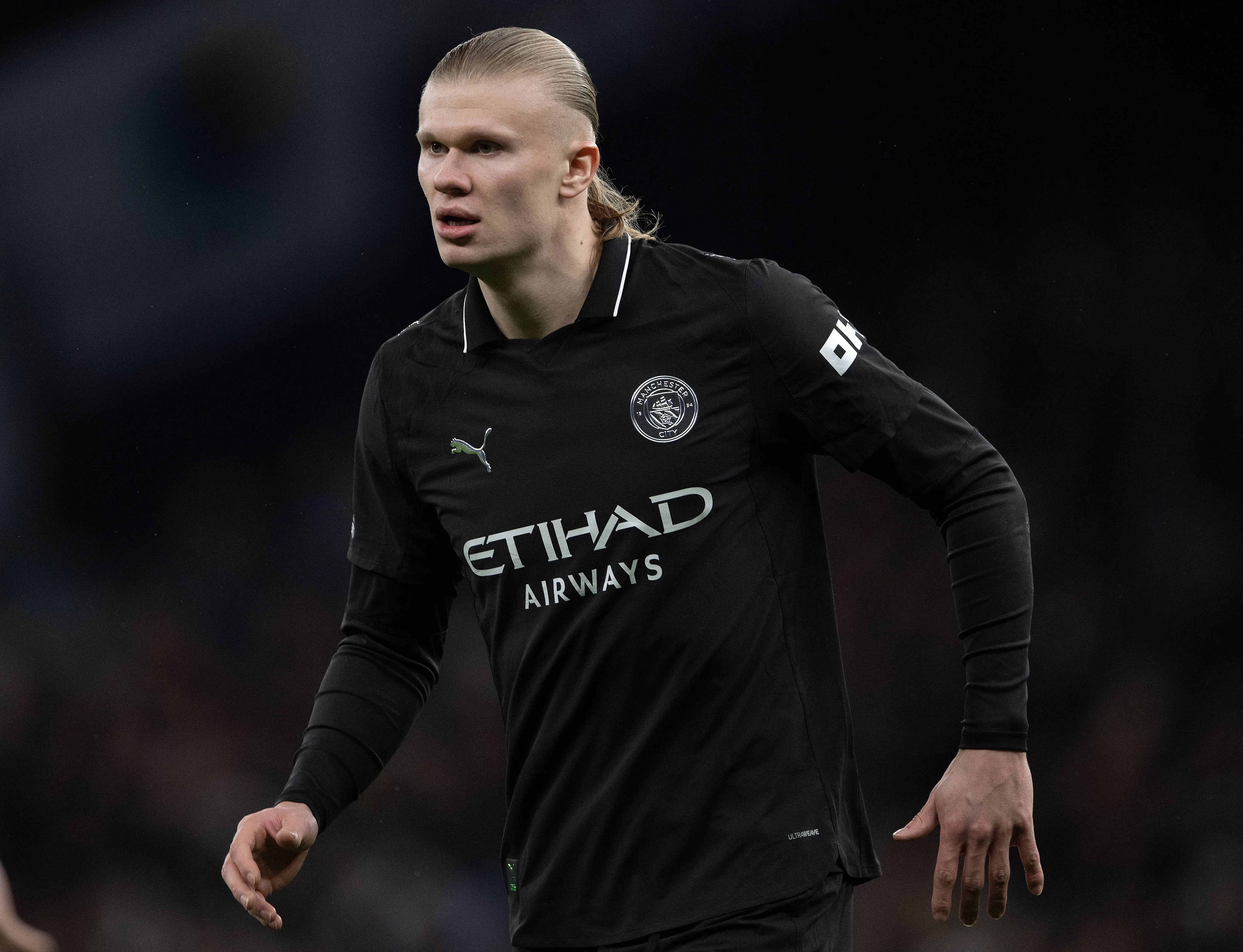 Man City forward Erling Haaland