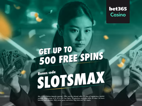 bet365 Casino bonus code | Up to 500 free spins (July 2026)