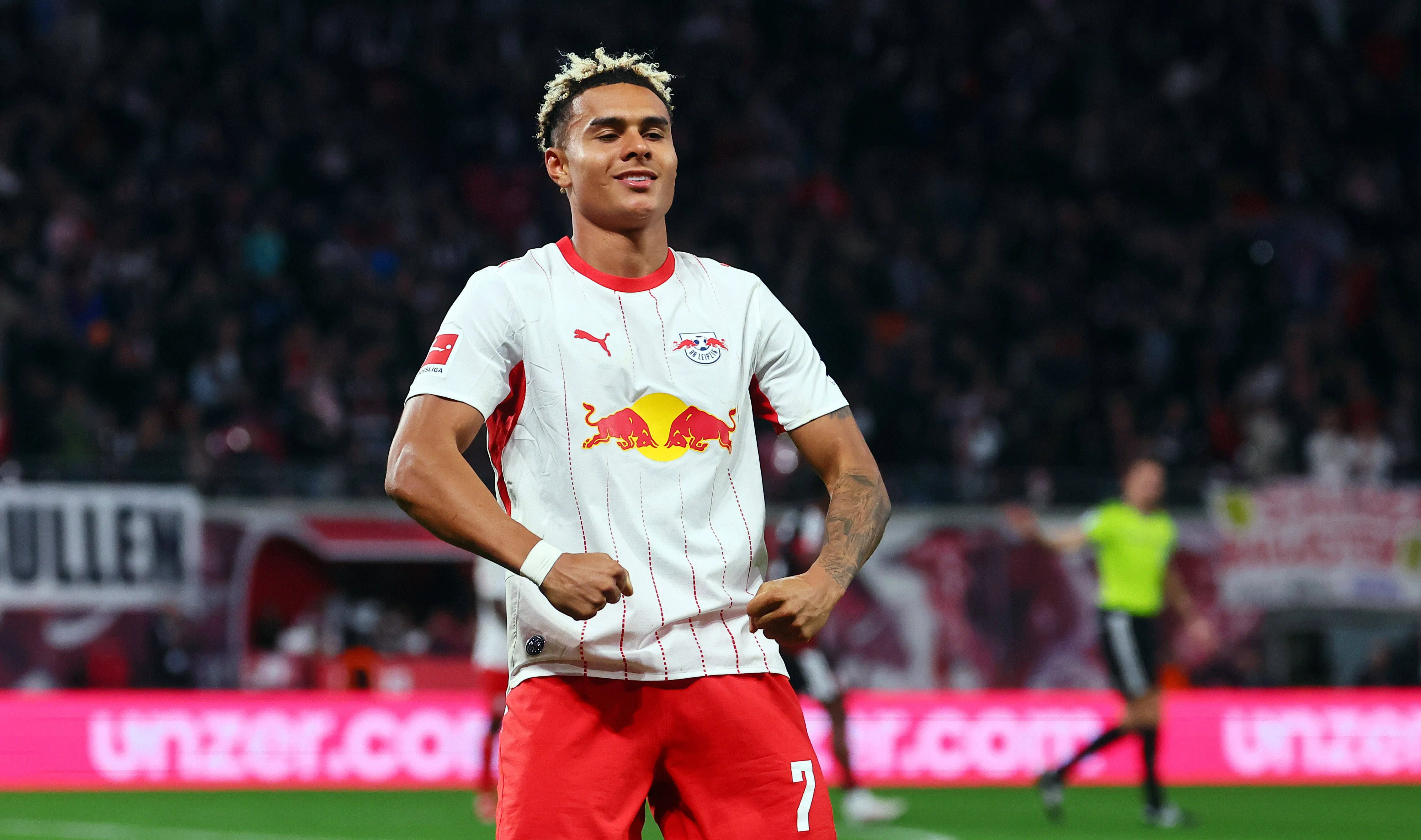 Antonio Nusa of RB Leipzig