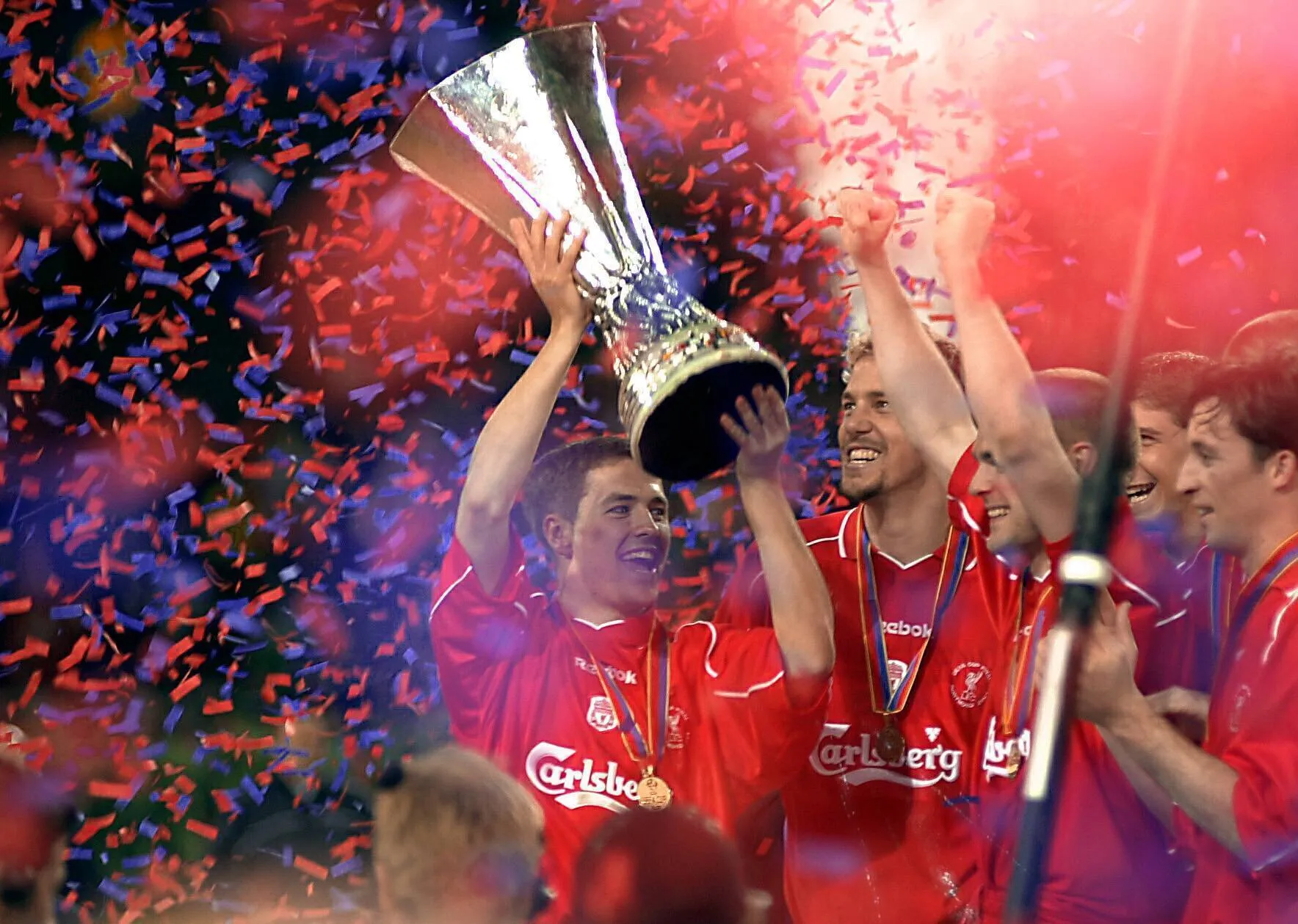 Michael Owen was instrumental in Liverpool's helter-skelter UEFA Cup win