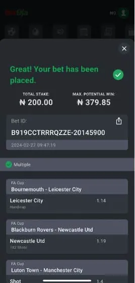 Bet9ja app