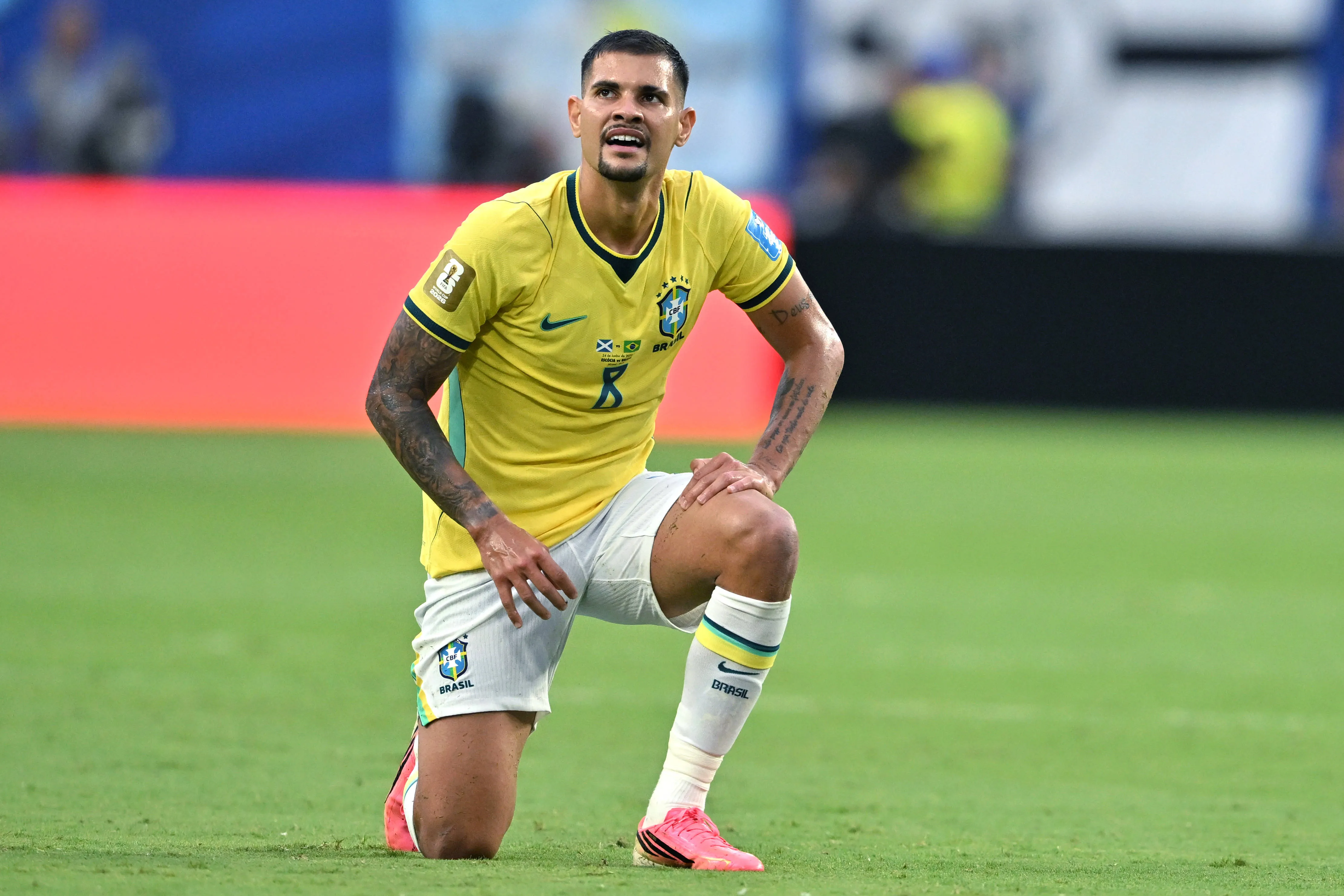 Brazil's Bruno Guimaraes 