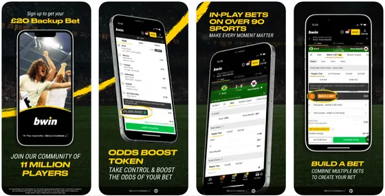 Image of the Bwin app on the Apple App Store