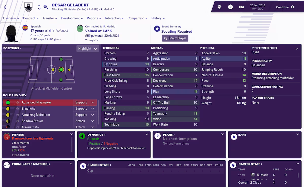 C&eacute;sar Gelabert, Football Manager