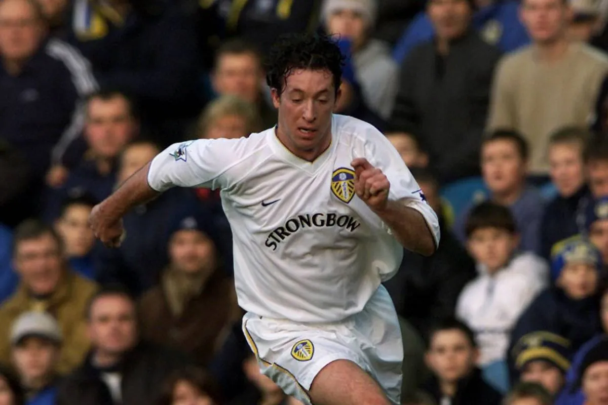 Robbie Fowler in action for Leeds United. 