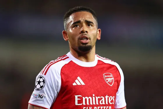 Arsenal's Gabriel Jesus pictured in action
