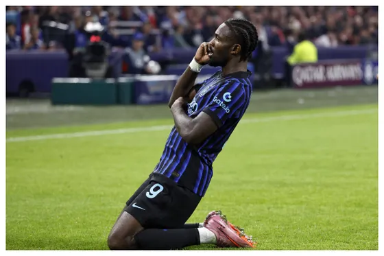 Marcus Thuram celebrating his goal for Inter || Imago