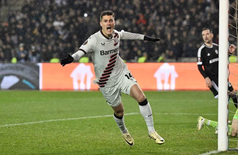 Patrik Schick of Bayer Leverkusen