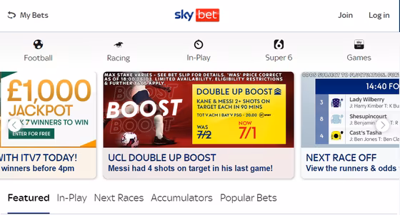 sky bet promo code