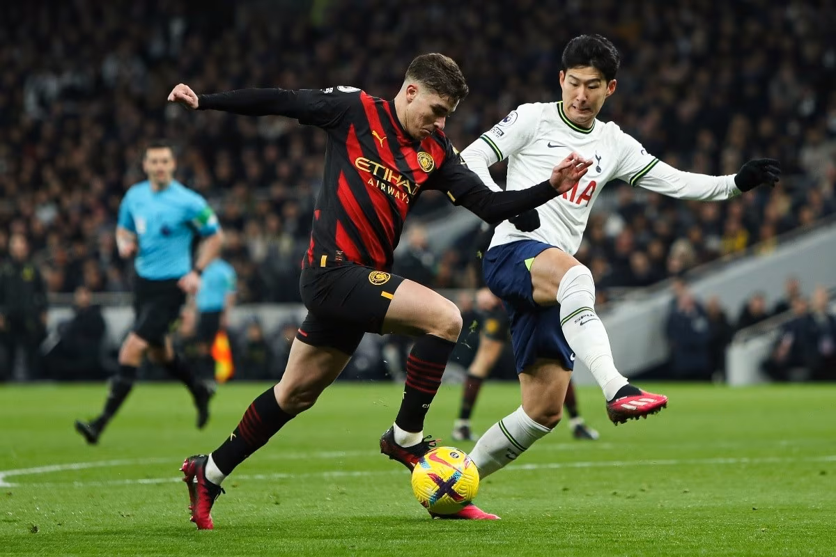 Manchester City v Tottenham last five H2Hs