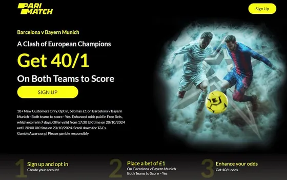 parimatch barcelona bayern FW offer