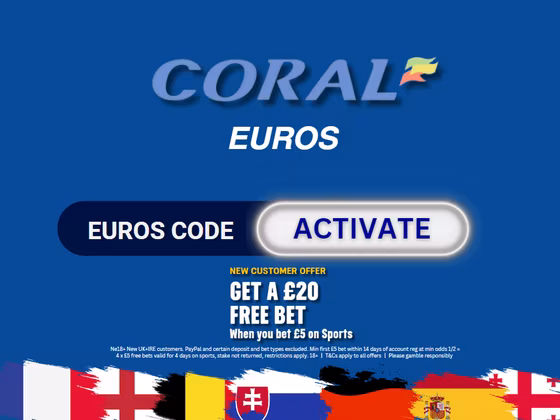 Coral Euro 2024 offer