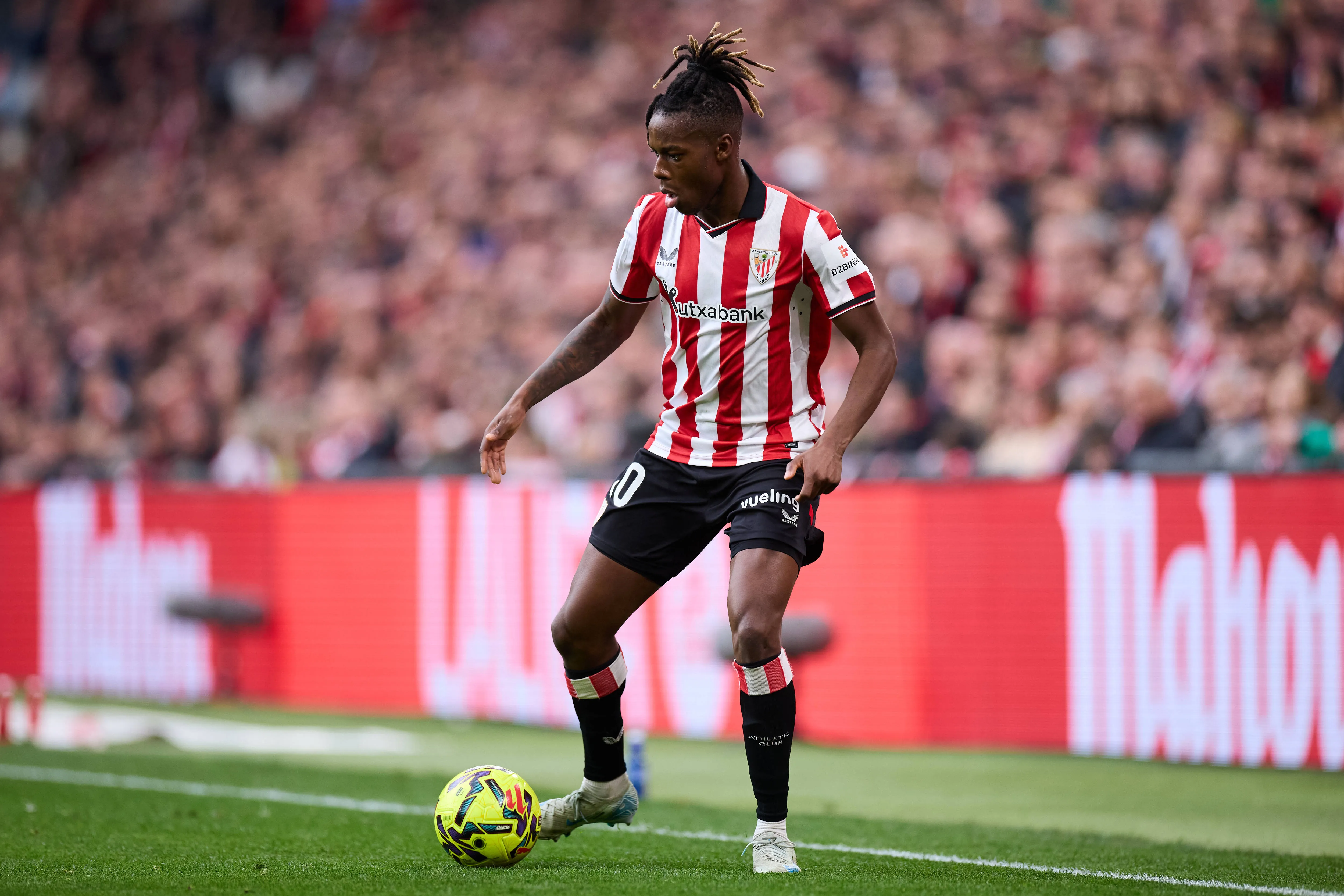 Nico Williams in action for Athletic Bilbao