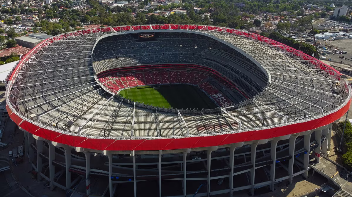 Mexico: Aerial View Of Banorte Stadium Before The Portugal v Mexico Friendly Match