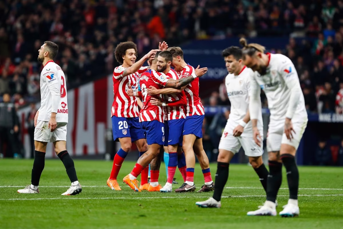 Atletico Madrid vs Sevilla last five H2Hs