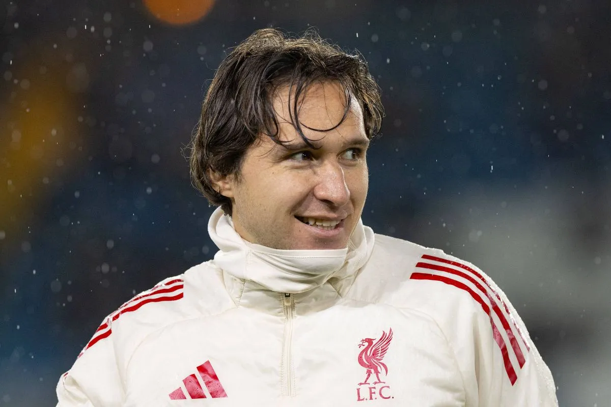 Federico Chiesa pictured in action for Liverpool - Photo by IMAGO / Propaganda Photo