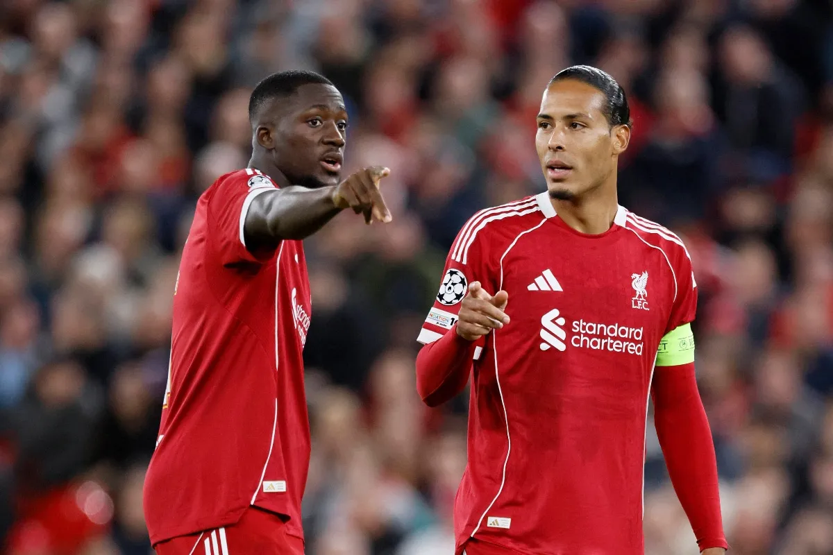 Ibrahima Konate Virgil van Dijk Liverpool