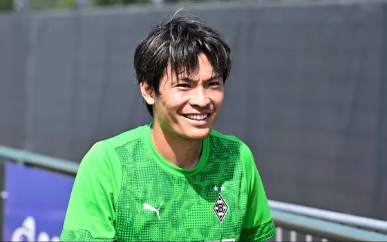Shuto Machino of Monchengladbach 