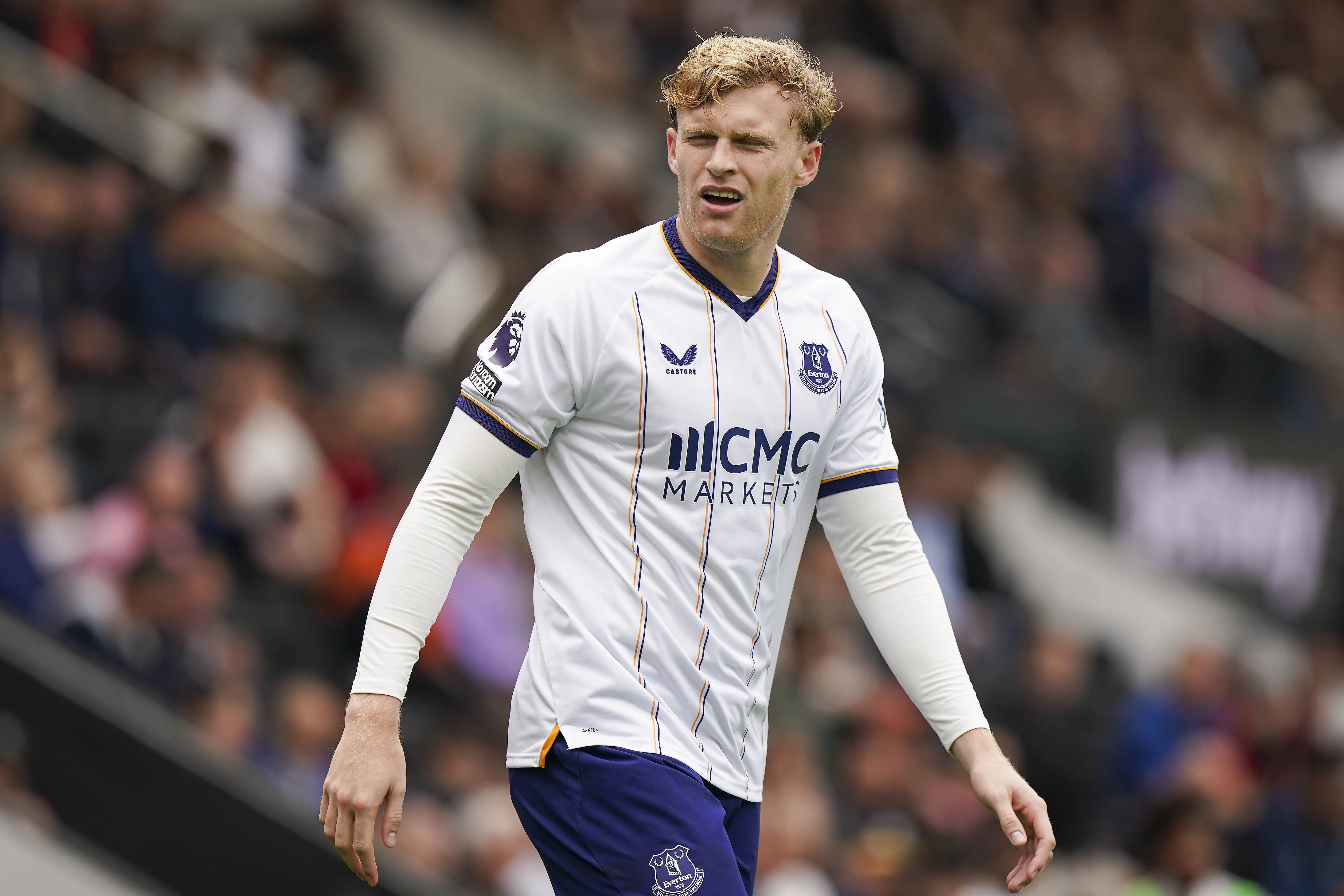 Everton defender Jarrad Branthwaite